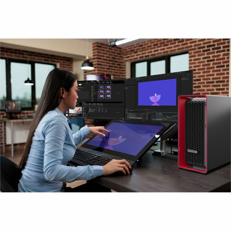 Lenovo ThinkStation P7 30F30045US Workstation - 1 x Intel Xeon w7-3465X - 16 GB - 512 GB SSD - Tower