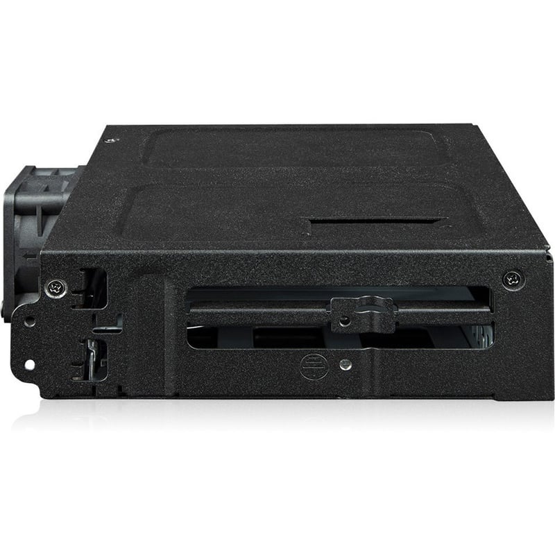 Icy Dock ToughArmor MB105VP-B Drive Enclosure for 5.25" PCI Express NVMe 4.0, U.2, U.3 - SFF-8654 SlimSAS Host Interface Internal - Black