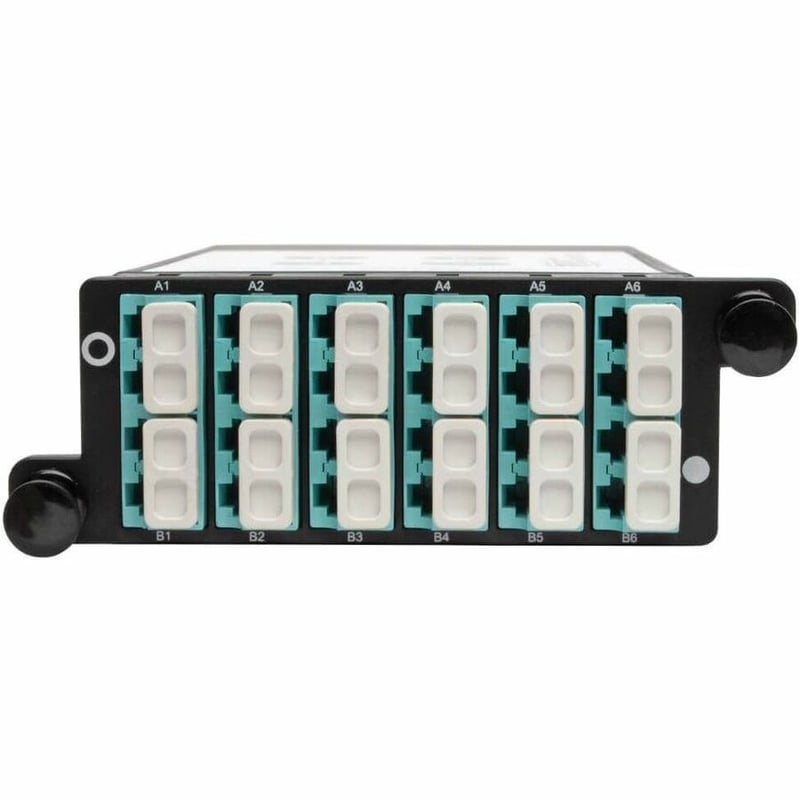 Tripp Lite by Eaton 40Gb to 10Gb Breakout Cassette - (x2) 12-Fiber OM4 MTP/MPO ( Male with Pins ) to (x12) LC - Thumbnail 3