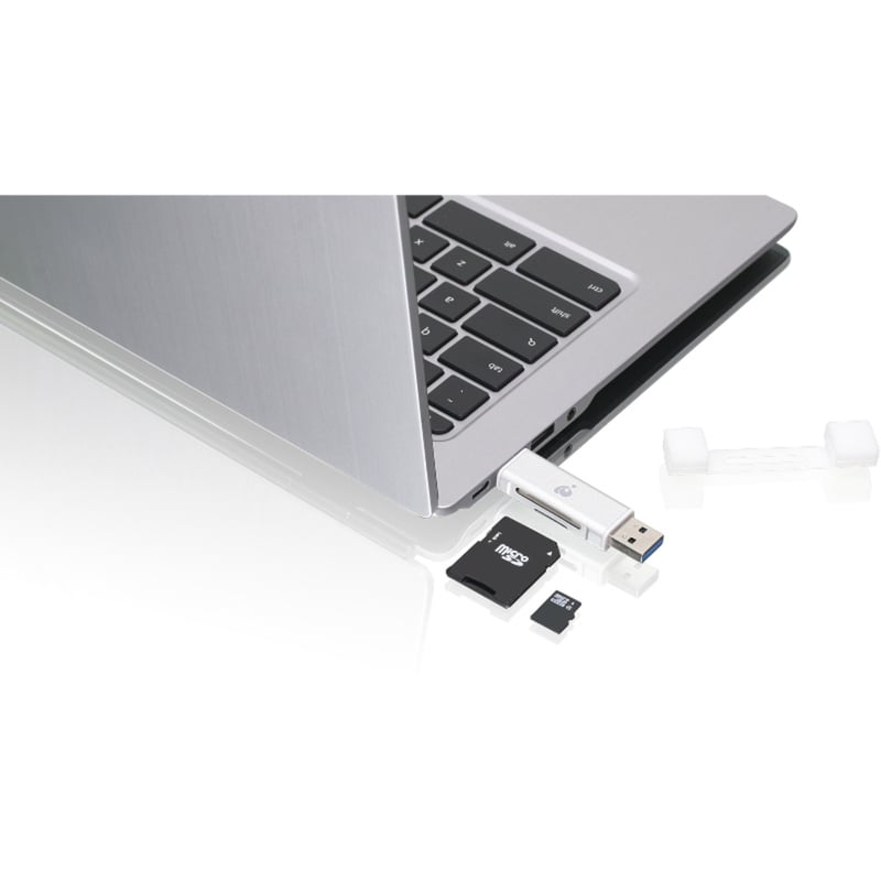 IOGEAR USB-C Duo Mobile Device Card Reader/Writer - Thumbnail 5