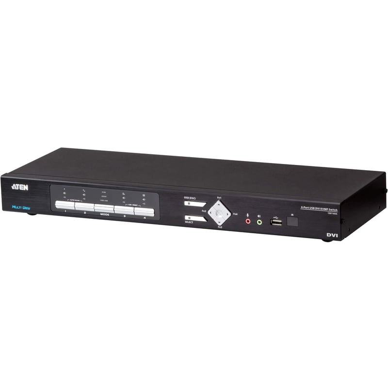 ATEN CM1164A 4-Port USB DVI Multi-View KVMP Switch-TAA Compliant - Thumbnail 1