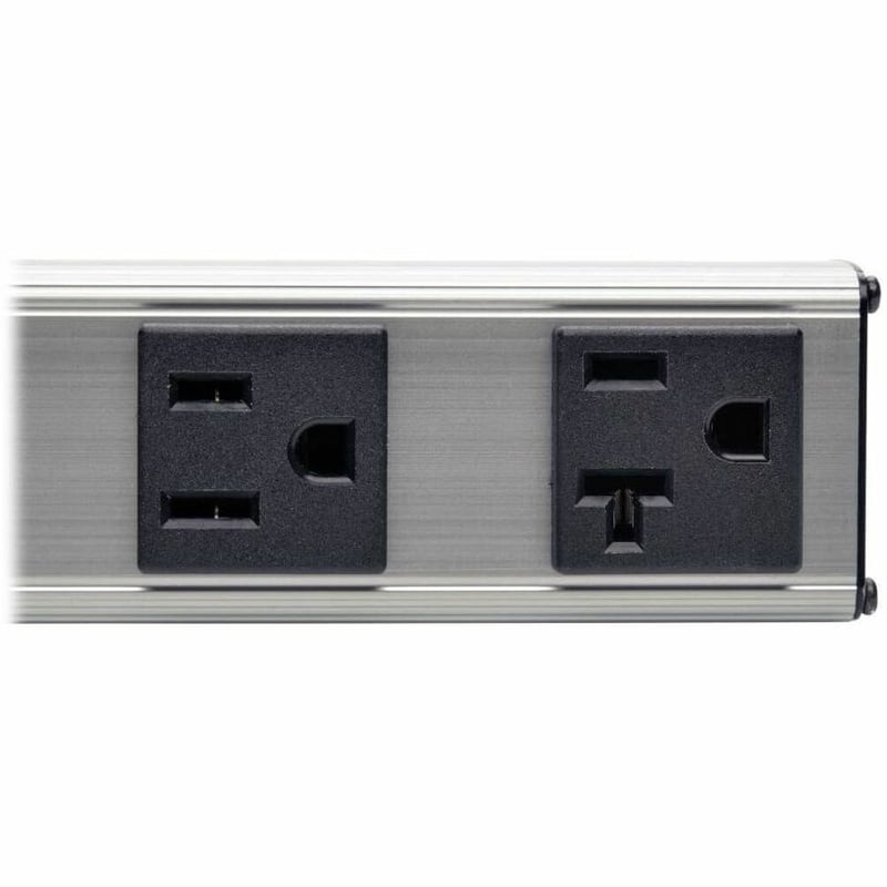 Tripp Lite by Eaton 4-Outlet Vertical Power Strip 2-15A & 2-20A 120V 15 ft. (4.57 m) Cord 5-20P 12 in. - Thumbnail 2