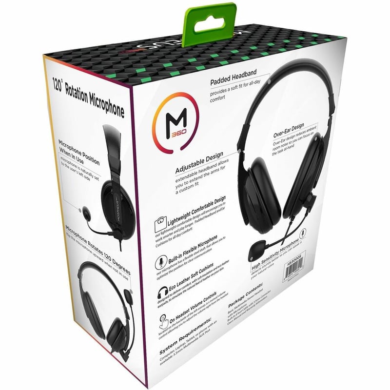 MORPHEUS 360 BASIC MULTIMEDIA STEREO HEADSET WITH MICROPHONE-LIGHTWEIGHT COMFORT - Thumbnail 4