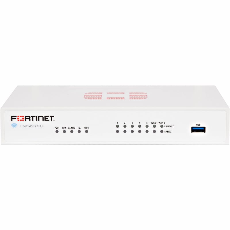 Fortinet FortiWifi FWF-51E Network Security/Firewall Appliance - Thumbnail 1