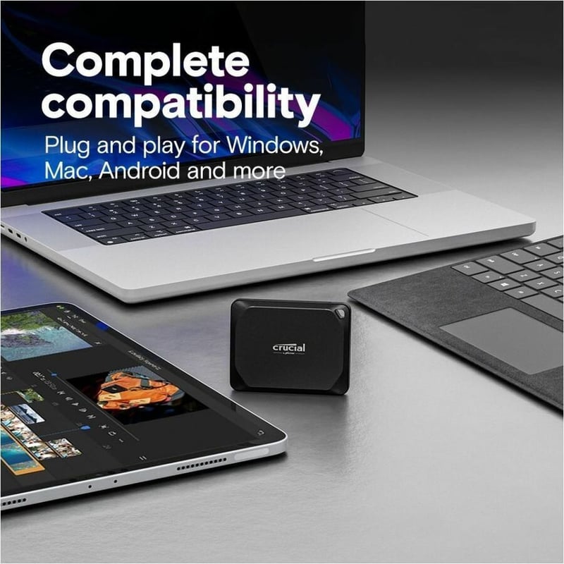 CRUCIAL X10 PRO 4TB PORTABLE SSD - Thumbnail 3