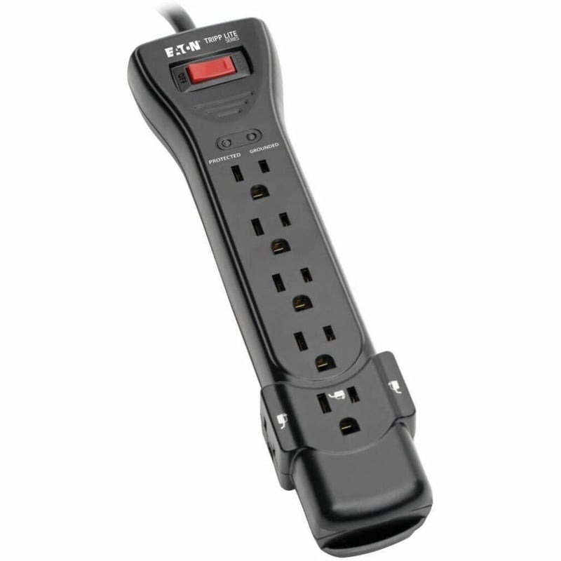 Tripp Lite by Eaton Protect It! 7-Outlet Surge Protector 25 ft. Cord 2160 Joules Black Housing - Thumbnail 1