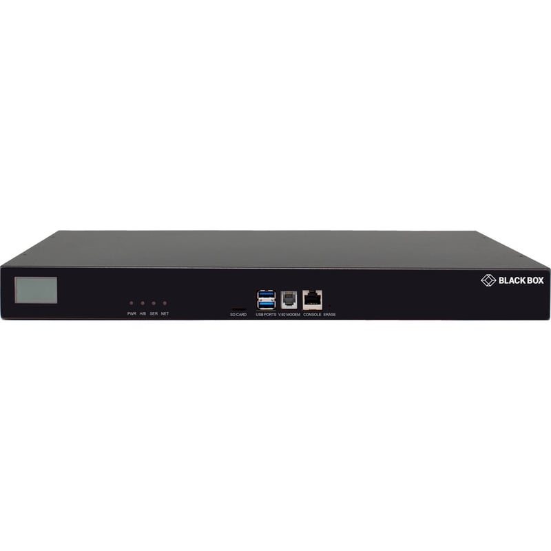 Black Box LES1700 Series Console Server - POTS Modem, Dual 10/100/1000 - Thumbnail 5