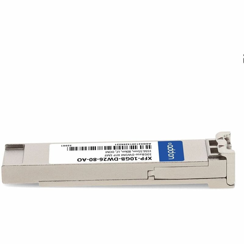 AddOn MSA and TAA 10GBase-DWDM XFP Transceiver 100GHz (SMF, 1556.55nm, 80km, LC, DOM)