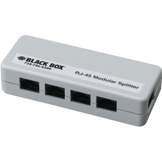 Black Box RJ-45 Modular Splitter, 5-Position, 8 x 8, Unshielded, A Pinning - Thumbnail 2