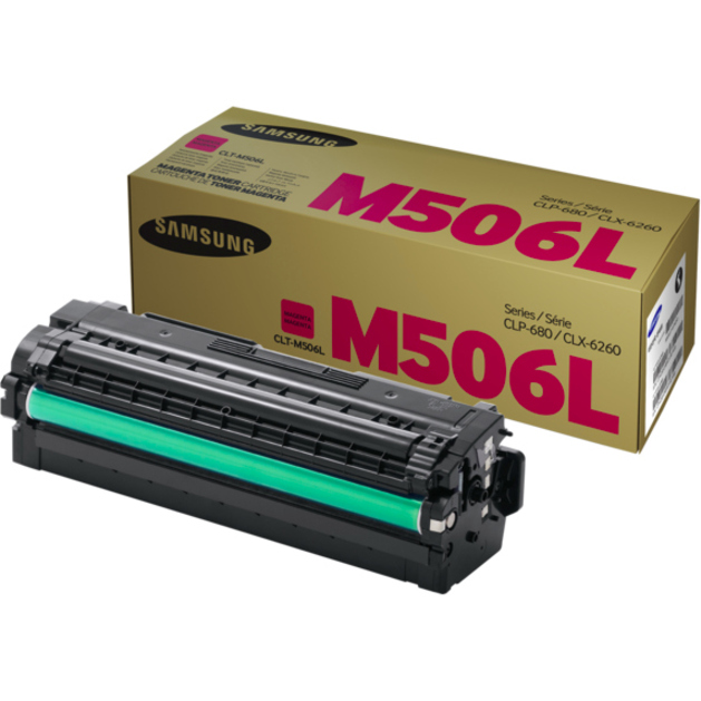 Samsung CLT-M506L (SU309A) Toner Cartridge - Magenta - Thumbnail 2
