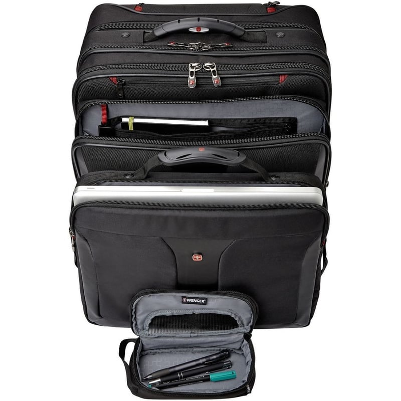 WENGER PATRIOT II ROLLER BLACK 2 PIECE SET - Thumbnail 2
