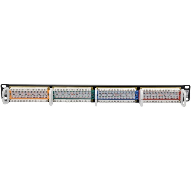 Tripp Lite by Eaton 24-Port 1U Rack-Mount 110-Type Color-Coded Patch Panel, RJ45 Ethernet, 568B, Cat6 - Thumbnail 5