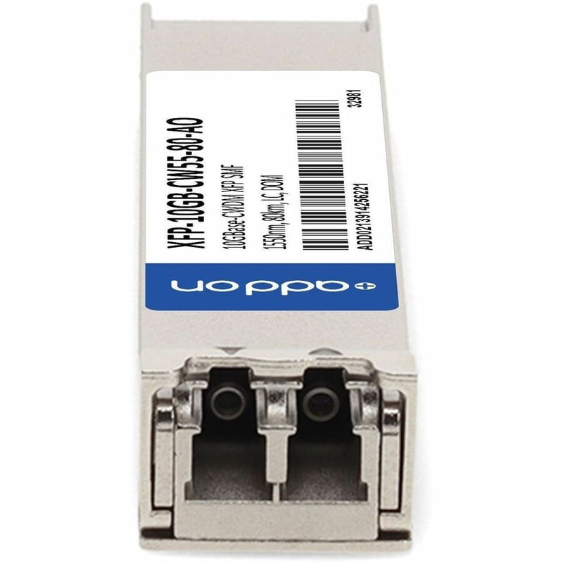 AddOn MSA and TAA 10GBase-CWDM XFP Transceiver (SMF, 1550nm, 80km, LC, DOM)