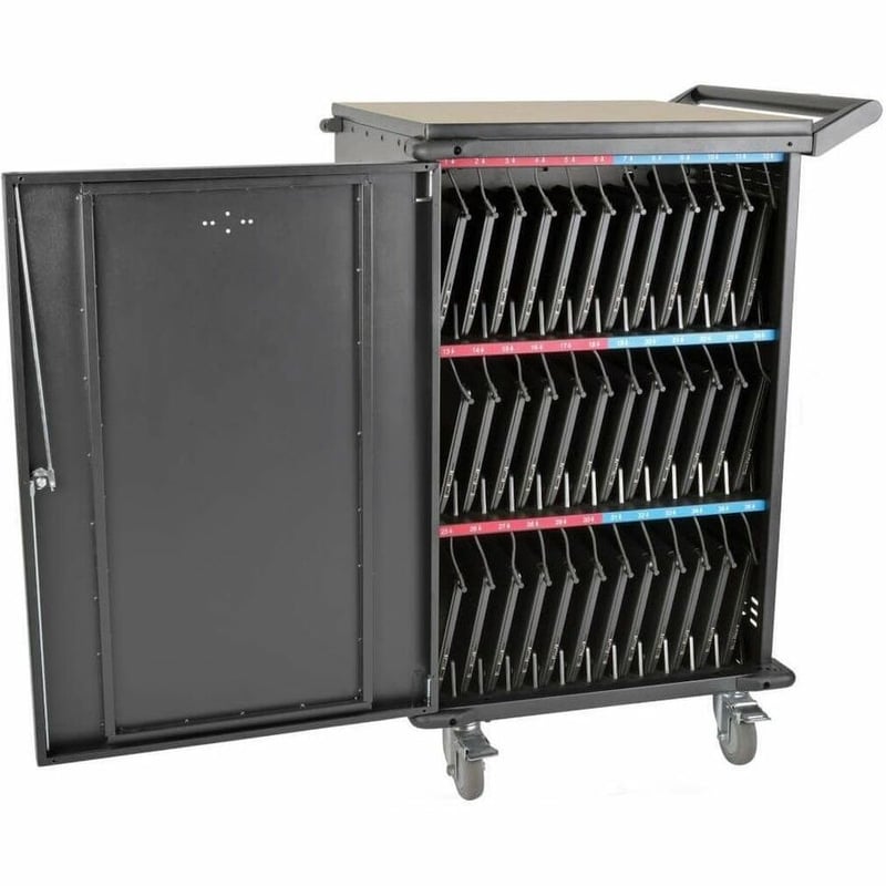 Tripp Lite by Eaton Multi-Device Charging Cart 36 AC Outlets Chromebooks and Laptops Black - Thumbnail 3