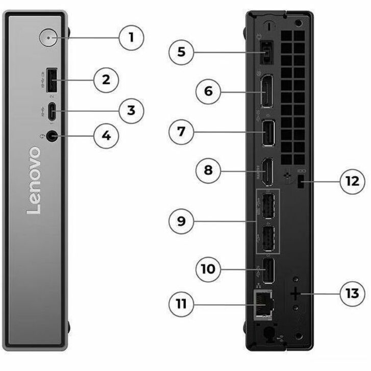 THINKCENTRE NEO 50Q G5 7 240H 4G 32GB 512GB SSD - Thumbnail 5