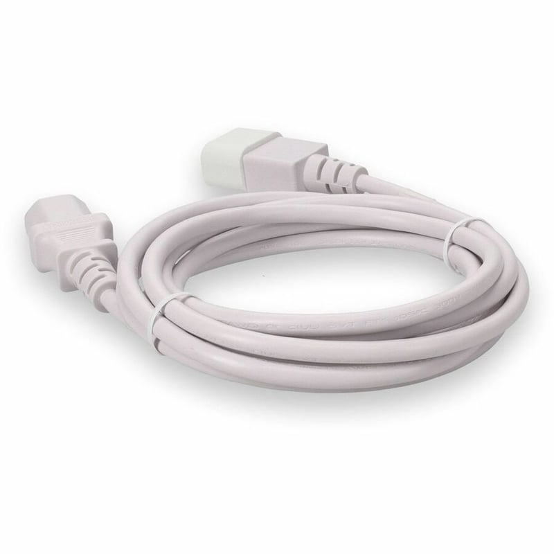 6FT C13/C14 PWR CBL 100-250V 10A WHITE - Thumbnail 3