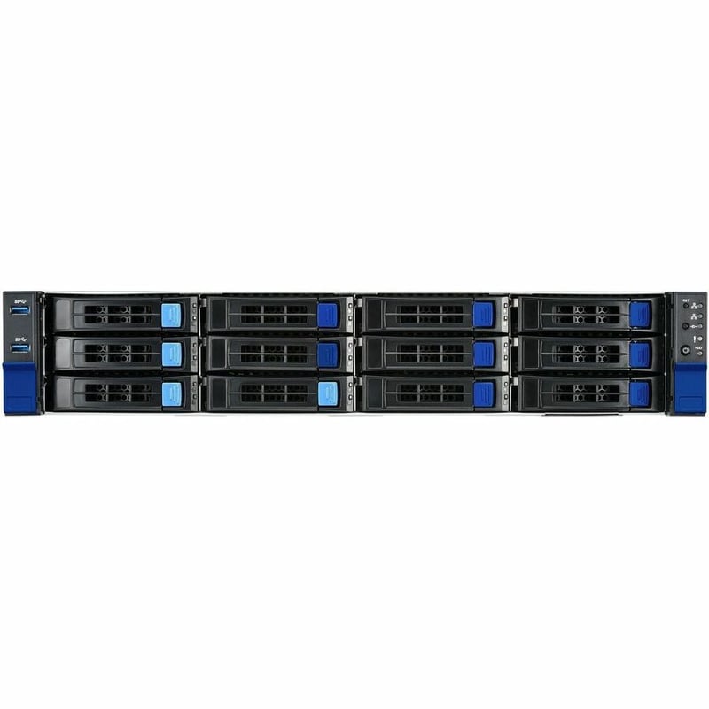 Mitac Transport SX TS70-B8056 Barebone System - 2U Rack-mountable - Socket SP5 LGA-6096 - 1 x Processor Support - 1 - Thumbnail 2