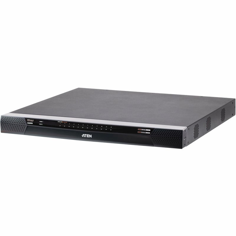 ATEN 1-Local/4-Remote Shared Access 24-Port Multi-Interface Cat 5 KVM over IP Switch - TAA - Thumbnail 1