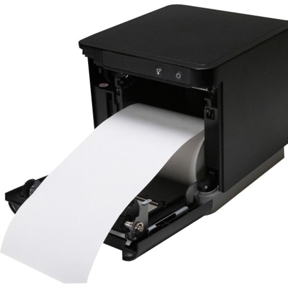 Star Micronics mC-Print3 MCP31L NH BK US Desktop Direct Thermal Printer - Monochrome - Receipt Print - Ethernet - USB - USB Host - With Cutter - Black - 3.15" Print Width - 9.84 in/s Mono - 203 dpi - 3.15" Width - 3.15" Label Width - Star Mode Emulation -