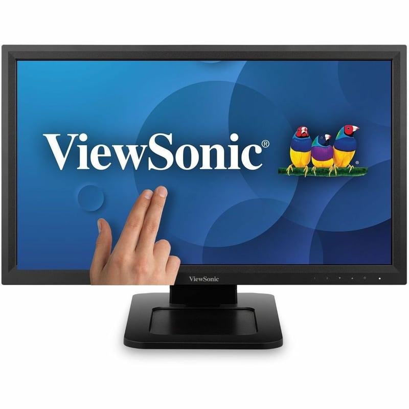 ViewSonic TD2211 - 1080p Single Point Resistive Touch Monitor with USB, HDMI, DVI, VGA - 250 cd/m - 22" - Thumbnail 1