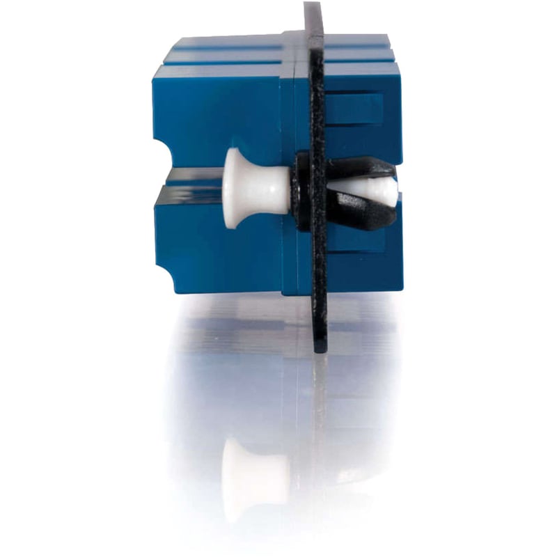 C2G Q-Series 24-Strand, LC Quad, Zirconia Insert, SM, Blue LC Adapter Panel - Thumbnail 5