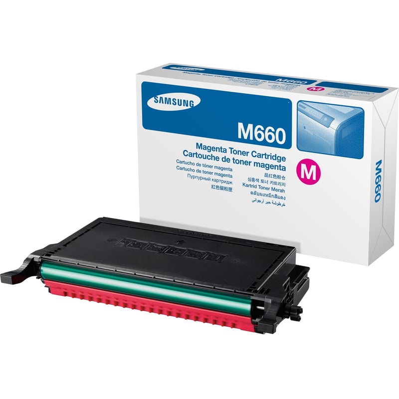 HP CLP-M660B High Yield Laser Toner Cartridge - Magenta - 1 Piece - Thumbnail 1