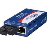 B+B SmartWorx Industrial Grade 10/100 Mbps Miniature Media Converter - Thumbnail 1