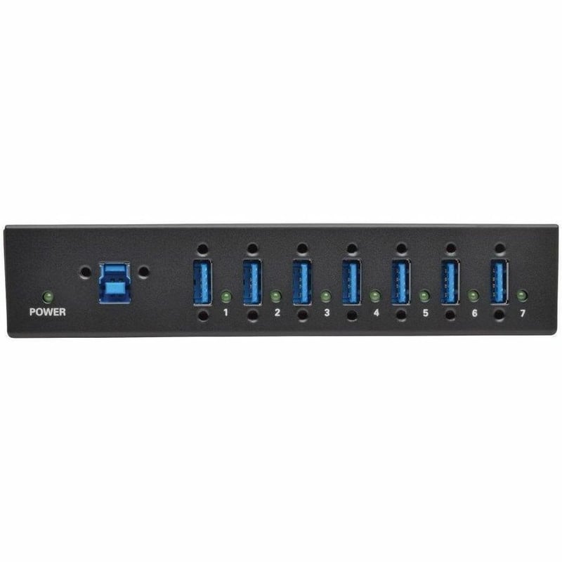 Tripp Lite by Eaton 7-Port Industrial-Grade USB 3.x (5Gbps) Hub - 20 kV ESD Immunity Metal Housing Mountable - Thumbnail 5
