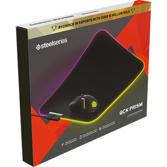 SteelSeries QcK Prism Cloth RGB Gaming Mouse Pad - Thumbnail 3