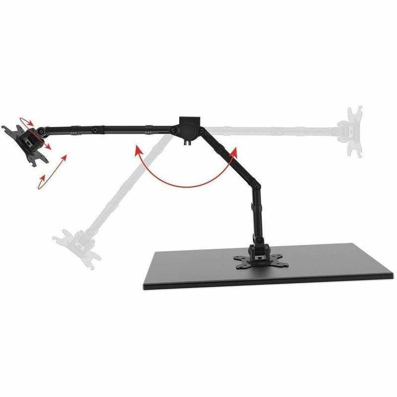 MONOPRICE ESSENTIAL DUAL MONITOR ARTICULATING ARM DESK MOUNT - Thumbnail 3