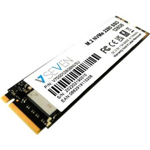 V7 V7SSD128GBNV3U 128 GB Solid State Drive - M.2 Internal - PCI Express NVMe (PCI Express NVMe 3.0 x4) - TAA Compliant - Thumbnail 2