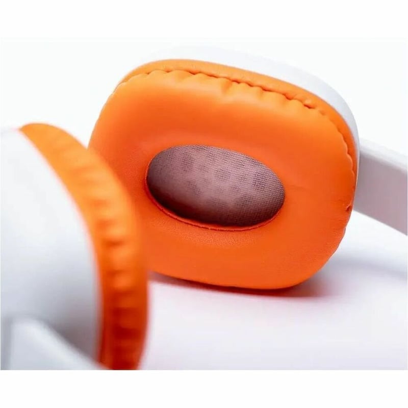 AVID WONDEREARS 3.5MM HEADPHONE ORANGE KIDS HEADPHONE KIDCOM MIC - Thumbnail 2