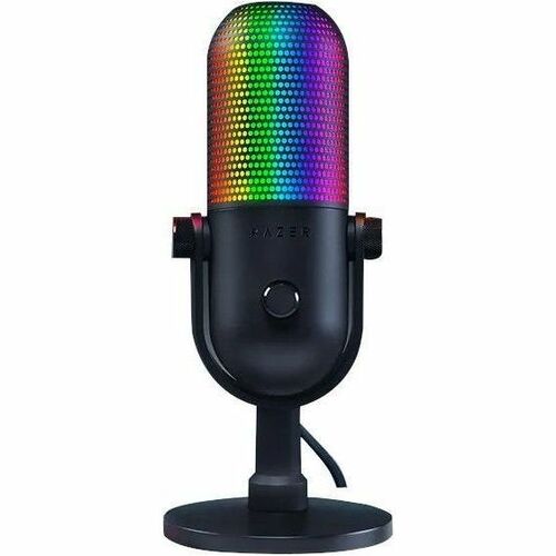 Razer Seiren V3 Wired Condenser Microphone for Voice, Gaming, Live Streaming - Black - Thumbnail 1