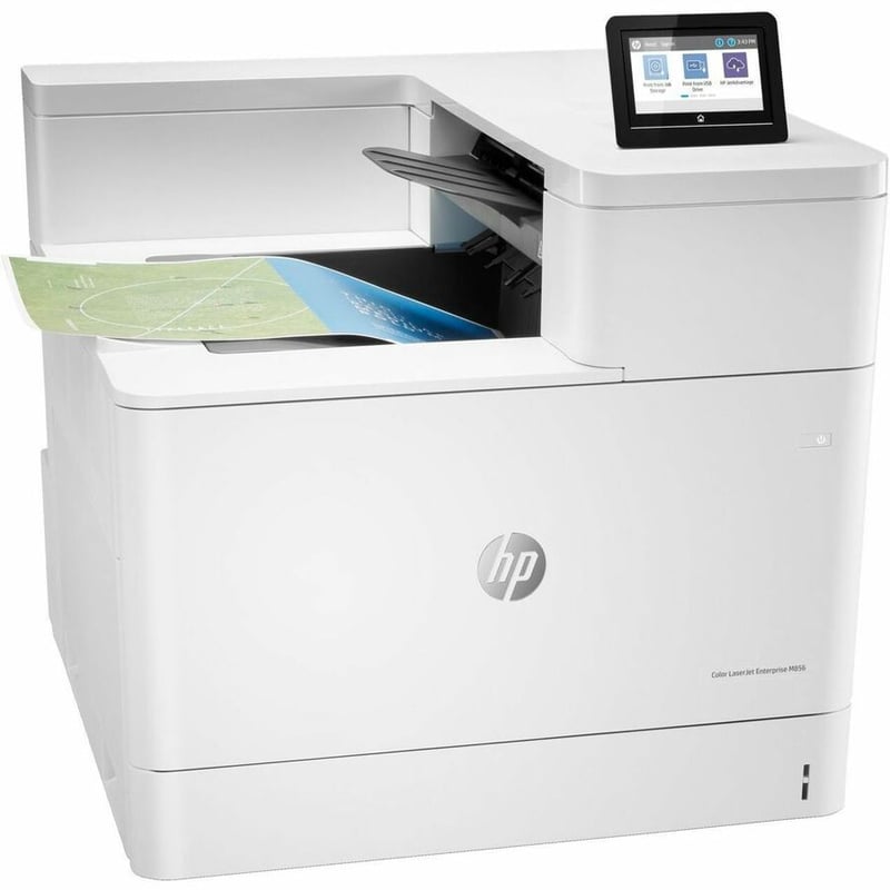 HP M856 M856dn Desktop Laser Printer - Color - Thumbnail 5