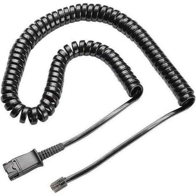 POLY U10P COILED CORD QD TO MODULAR