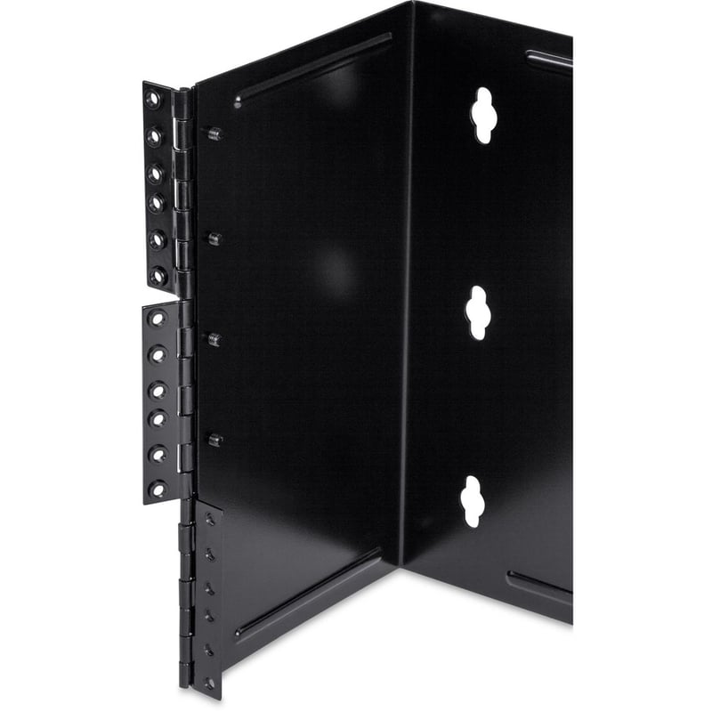 TRENDnet 6U 19-inch Hinged Wall Mount Bracket for Patch Panels and PDU Power Strips, TC-WP6U, Supports EIA-310, Steel Construction, Use with TRENDnet TC-P24C6 & TC-P16C6 Patch Panels (sold separately) - Thumbnail 2