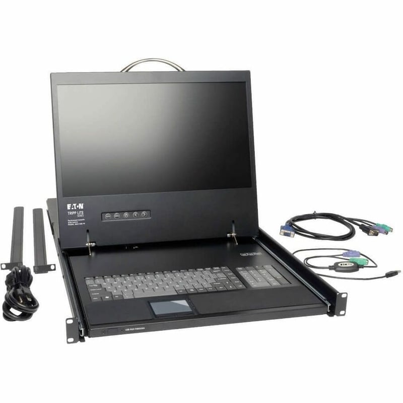 Tripp Lite by Eaton Rack Console KVM Cable Kit w/ 19" LCD PS/2 1U TAA GSA