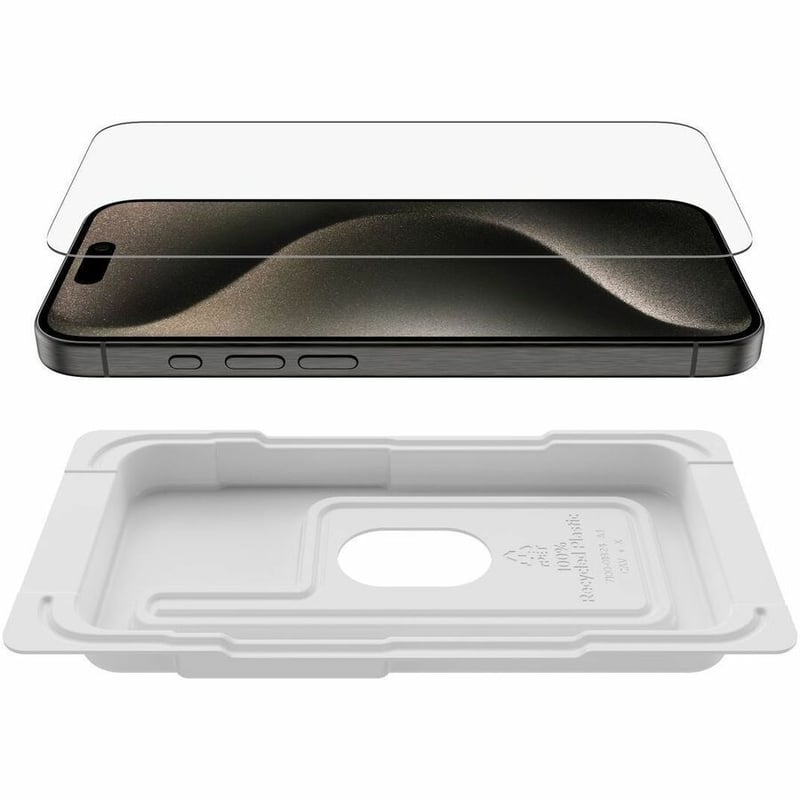 Belkin UltraGlass 2 Treated Screen Protector For iPhone 15 Pro Transparent, Clear - Thumbnail 4