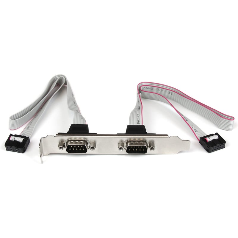 StarTech.com 2 Port 16in DB9 Serial Port Bracket to 10 Pin Header - Thumbnail 1
