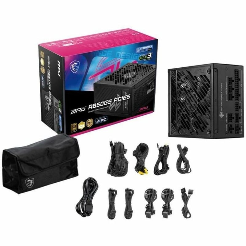 MPG A850GS PCIE5 POWER SUPPLY UNIT - Thumbnail 2