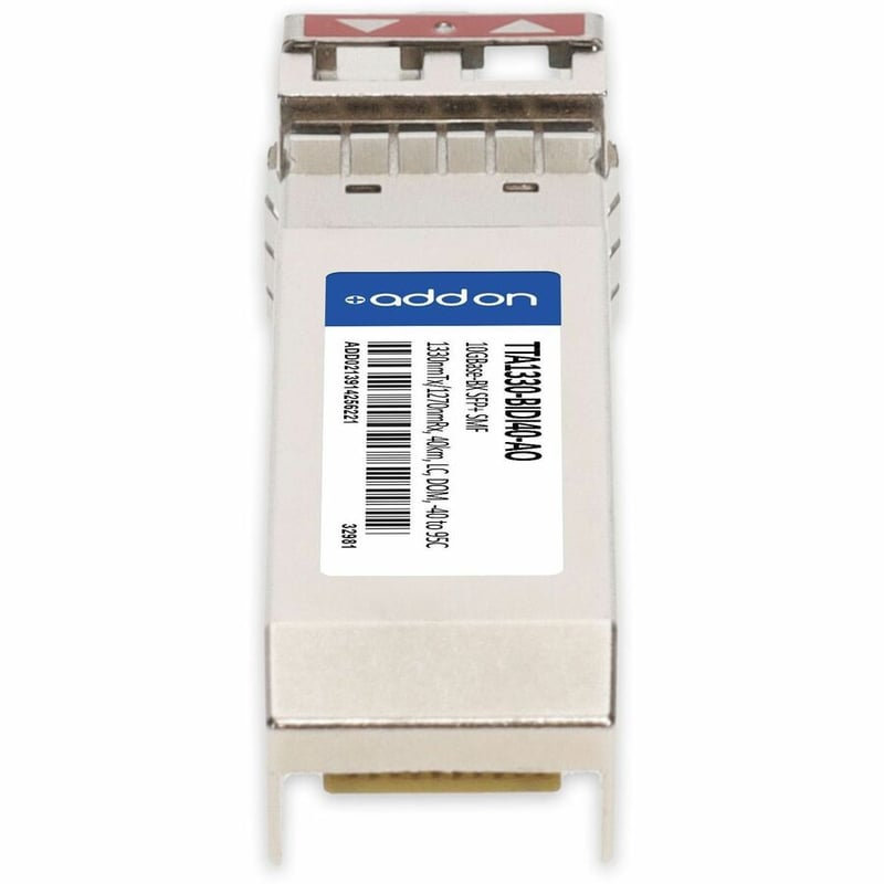 AddOn Commscope TTA1330-BIDI40 Compatible TAA 10GBase-BX SFP+ Transceiver (SMF, 1330nmTx/1270nmRx, 40km, LC, DOM, -40 to 95C) - Thumbnail 4