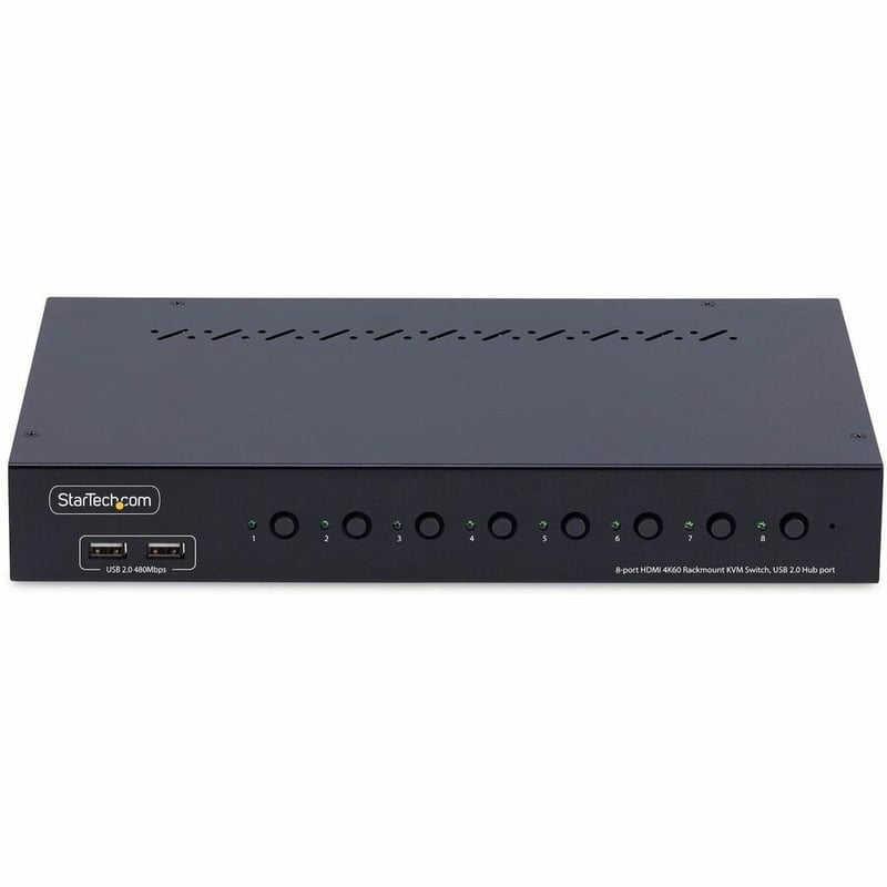 8-PORT RACK MOUNT KVM SWITCH - HDMI 2.0 KVM 4K 60HZ - Thumbnail 4