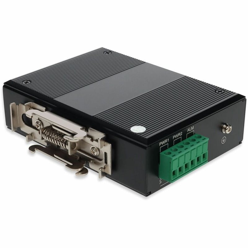AddOn 1 10/100Base-TX(RJ-45) to 1 Open SFP Port Industrial Media Converter - Thumbnail 2