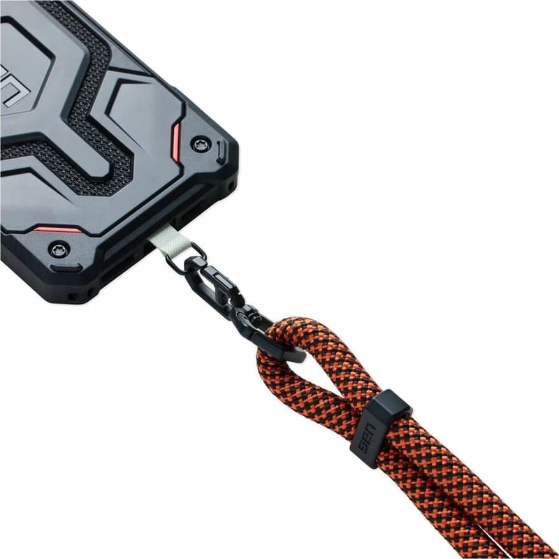 UAG THICK CROSSBODY LANYARD FOR PHONES - RUST/ BLACK - Thumbnail 5