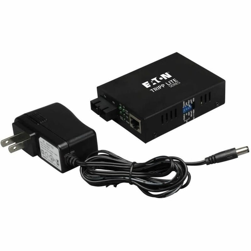 Tripp Lite by Eaton Gigabit Multimode Fiber to Ethernet Media Converter 10/100BaseT to 100BaseFX-SC 2km 1310nm - Thumbnail 2