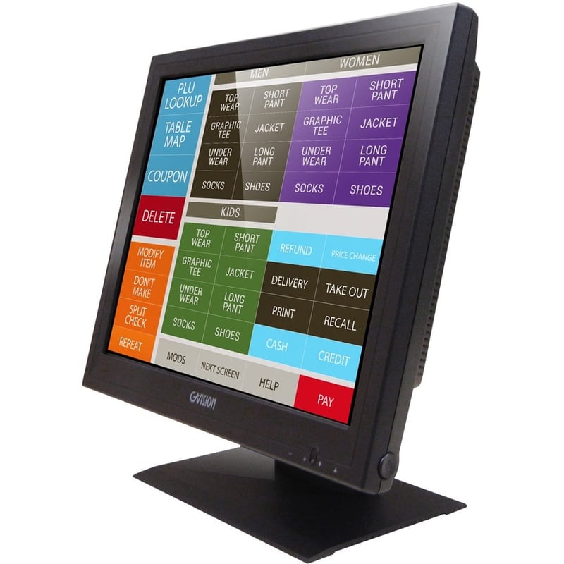 GVision P17BH-AB-400G 17" Class SXGA LCD Monitor - Black
