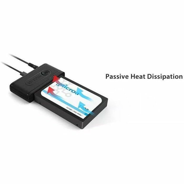 EZ-ADAPTER EX MB931U-1VB R1 USB-C+A GEN 2 10GBPS U.2 NVME SSD