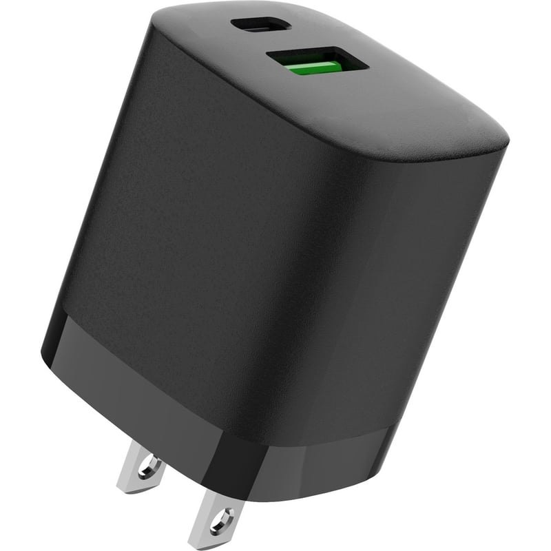 4XEM 30W Dual USB C+A Wall Charger - Black - Thumbnail 3