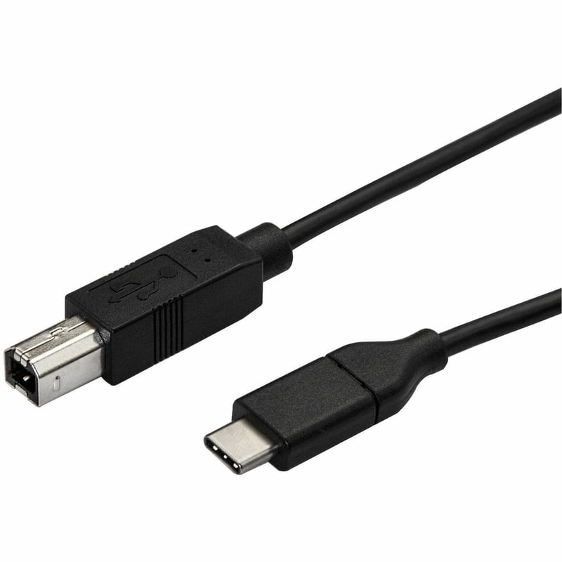 StarTech.com 3m 10 ft USB C to USB B Printer Cable - M/M - USB 2.0 - USB C to USB B Cable - USB C Printer Cable - USB Type C to Type B Cable - Thumbnail 1