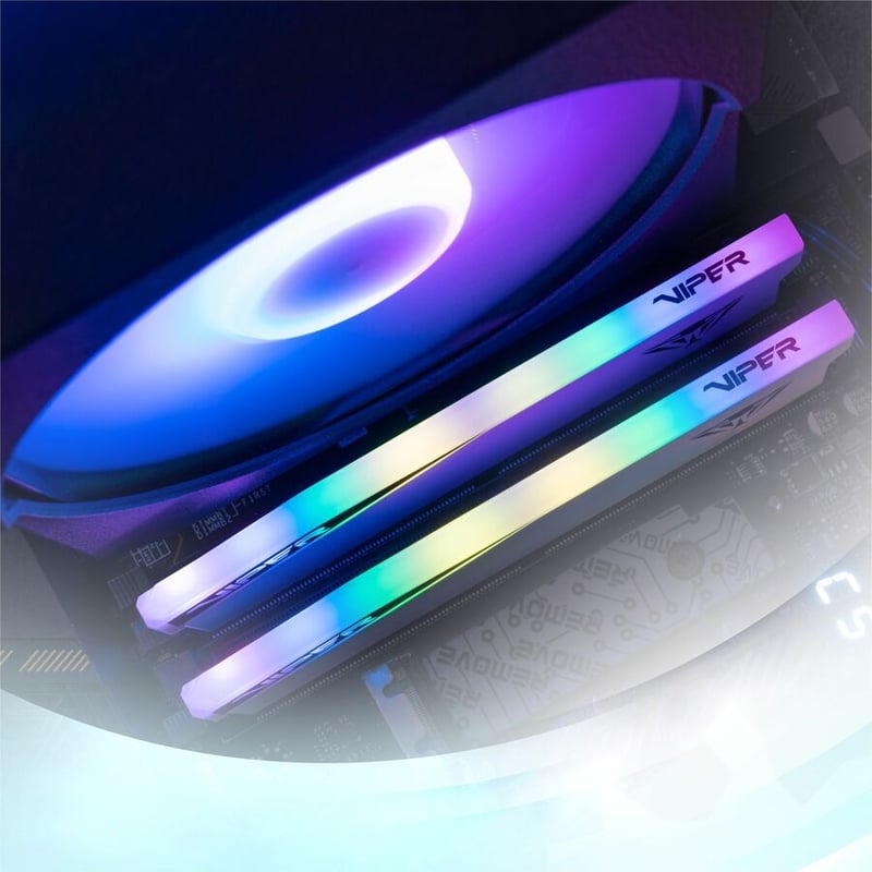 PATRIOT VIPER ELITE 5 RGB DDR5 16GB 5600MTS CL36 WHITE HS SGL - Thumbnail 5